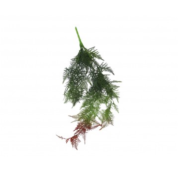 Gałązka paproci zielono-bordowej 80cm