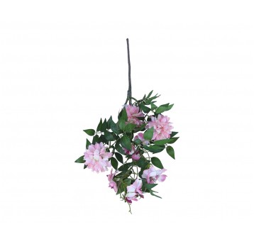 Gałązka róźowych kwiatów 90cm
