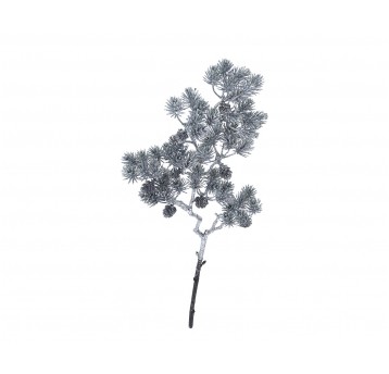 Gałązka srebrna jodły ośnieźona 54cm