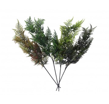 Gałązka z liśćmi paproci mix 4 kol.90cm