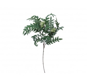 Gałązka z zielonymi liśćmi 75cm
