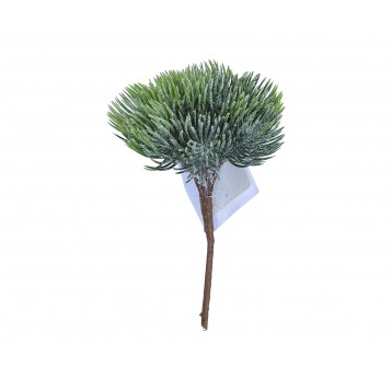 Gałązka zielona ośnieźona 10cm