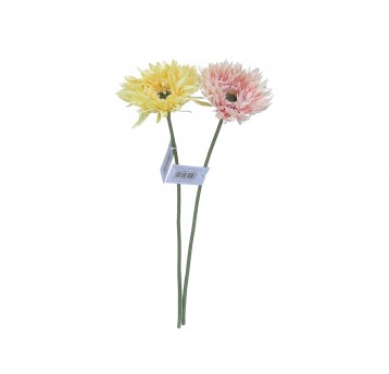 Gerbera na łodydze 2 kolory 45cm