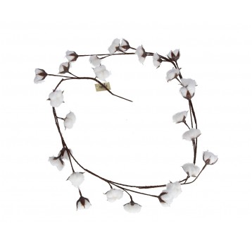 Girlanda z bawełną natura l 180cm