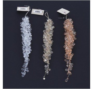 Girlanda z kryształków mix kol.30cm