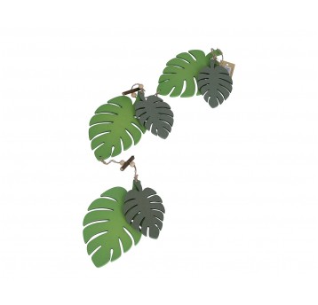 Girlanda z liści zielonych 71cm/10cm