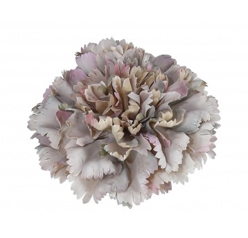 Goździk wyrobowy beżowo-różowo-zielony śr 11cm