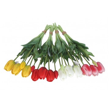 Gumowe kwiaty do kompozycji floryst.mix 45cm