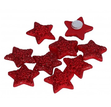 Gwiazdki na przylepcu op=9szt 1szt=śr.2,5cm