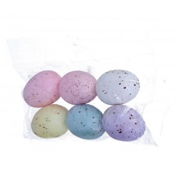 Jajka wielkanocne mix kol. 5cm op=6szt