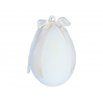 Jajko kremowe wys.46cm, szer.27cm