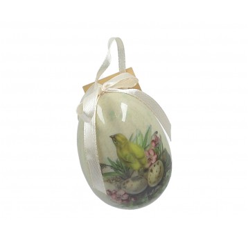 Jajko malowane z kurczakiem 7cm śr 5cm