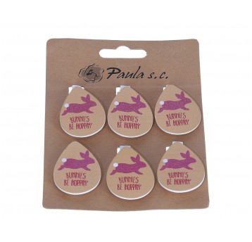 Jajko na spinaczu op.=6 szt 4,5cm/3cm