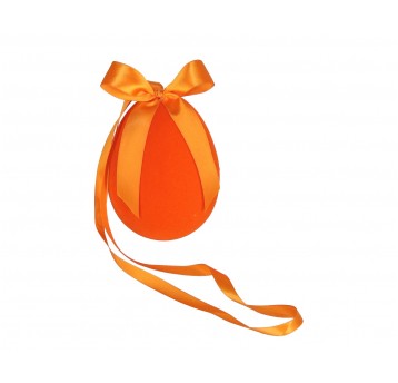 Jajko pomaranczowe wys.15cm, szer.10,5cm