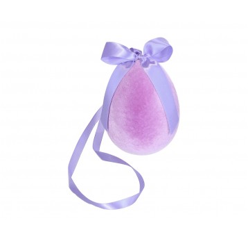 Jajko wielkanocne j. fioletowe 16cm/12cm