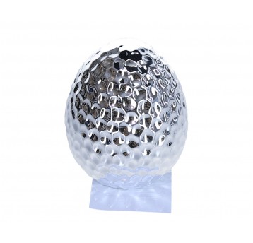Jajko wielkanocne srebrne śr 6cm/8cm