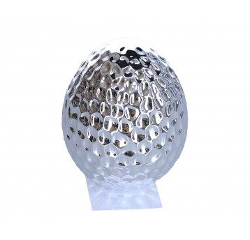 Jajko wielkanocne srebrne śr 7cm/9cm