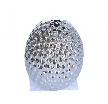 Jajko wielkanocne srebrne śr 8cm/11cm