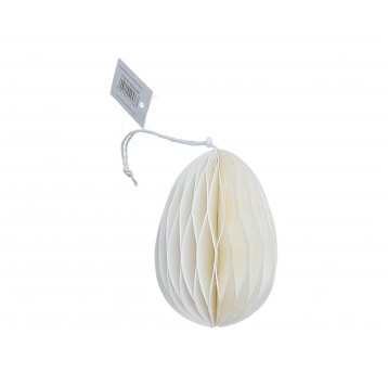 Jajko wycinanka białe 10cm śr 7cm