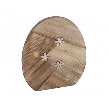Jajko z drewna stojące 30cm/26cm/2cm