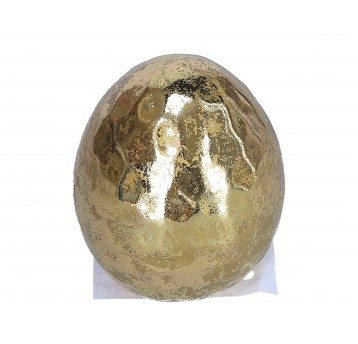 Jajko złote do kompozycji śr 8cm/9cm