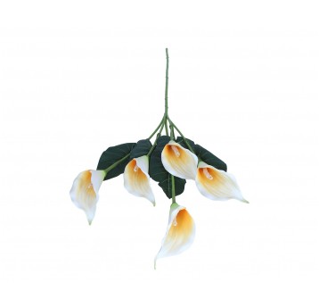 Kala pomaranczowa 5 kwiatów na łodydze 88cm