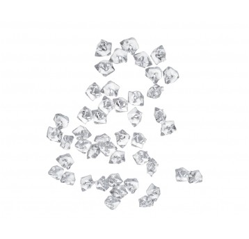 Kamienie nieregul. przeźrocz.z dziurką 1,5cm/1cm