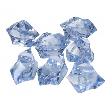 Kamienie nieregular j. nieb z dziurką 3cm/2cm