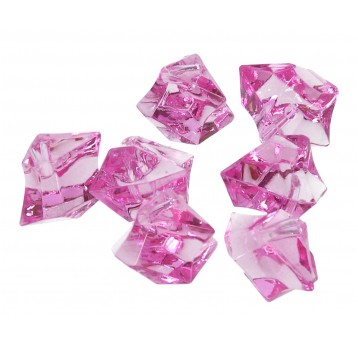 Kamienie nieregularne amarant z dziurką 3cm/2cm