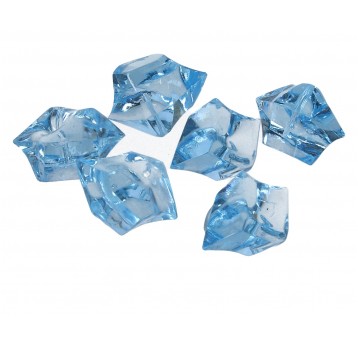 Kamienie nieregularne nieb z dziurką l3cm d2cm
