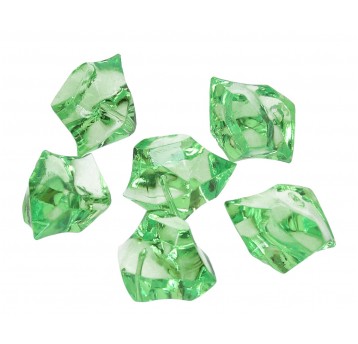 Kamienie nieregularne ziel z dziurką l3cm d2cm