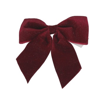 Kokardy ozdobne na spinaczu bordo 15cm/13cm
