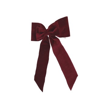 Kokardy ozdobne na spinaczu bordo 32cm/23cm
