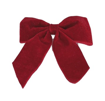 Kokardy ozdobne na spinaczu czerwone 15cm/13cm
