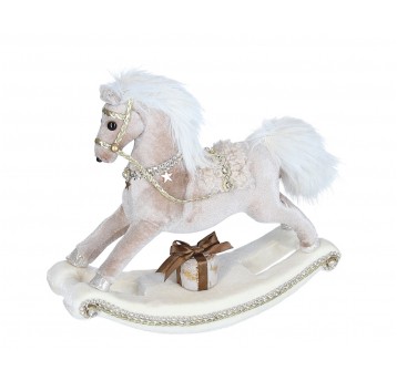 Konik na biegunach do dekoracji 27cm/30cm