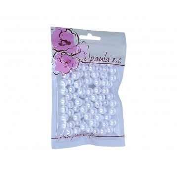 Korale 10mm białe op=90szt