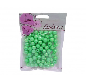 Korale 10mm j.zielone opal