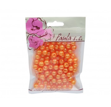 Korale 10mm. pomarancz op=90szt