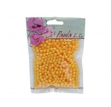 Korale 6mm c.żółte op=400szt