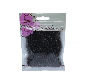 Korale 6mm czarne op=400szt