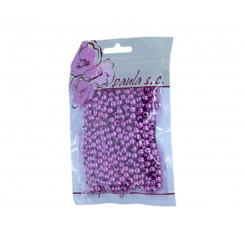 Korale 6mm fiolet metal. op=400szt