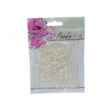 Korale 6mm kremowe op=400szt