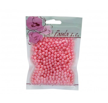 Korale 6mm rózowe op=400szt