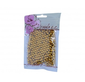 Korale 6mmc.złote met. op=400szt