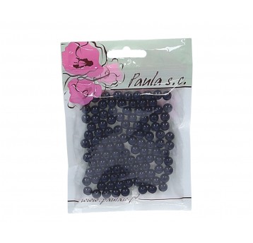 Korale 8mm c, granatowe mat. op=190szt