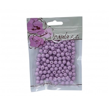 Korale 8mm j.fioletowe matowe op=190 szt.