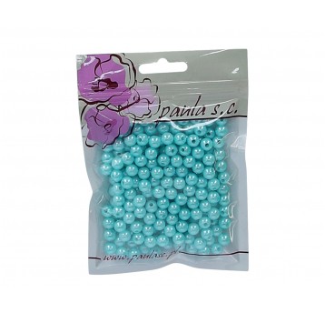 Korale 8mm j niebieskie op=190szt