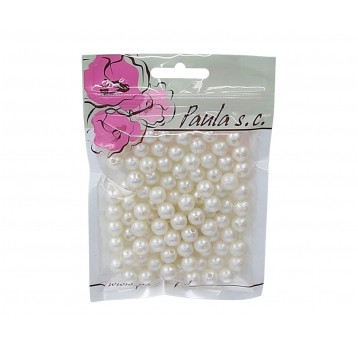 Korale biale 10mm op=90szt