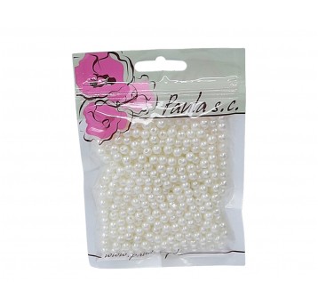 Korale biale 6mm op=400szt