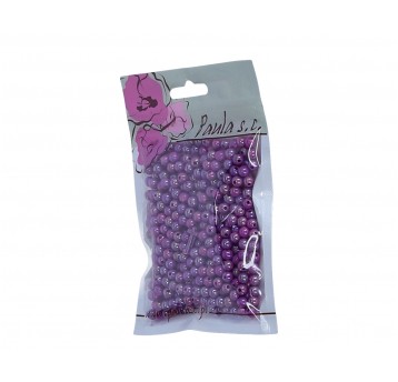 Korale fiolet-opal 6mm